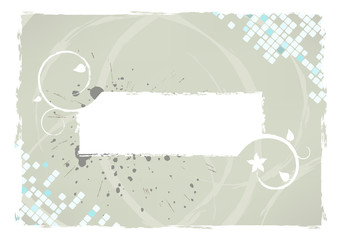 Abstract grunge frame