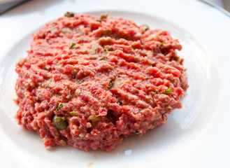 Raw beef