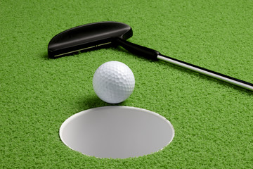 Putting green still life