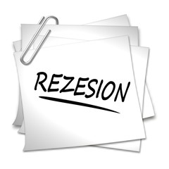 haftnotiz rezesion
