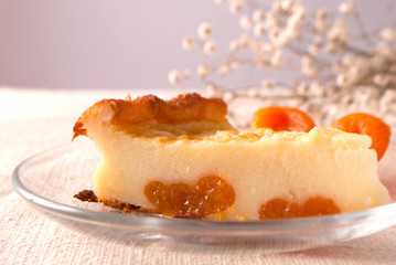 Piece of french dessert