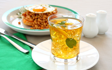 Iced Tea With Beans