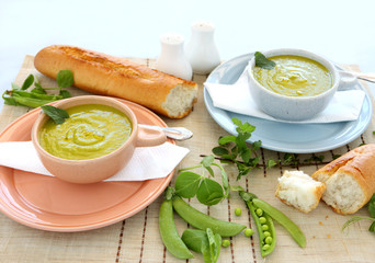 Pea Soup With mint