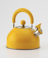 Yellow tea pot