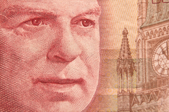 Portrait of William Lyon Mackenzie King on a 50 dollar bill