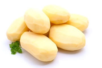 Geschälte Kartoffeln