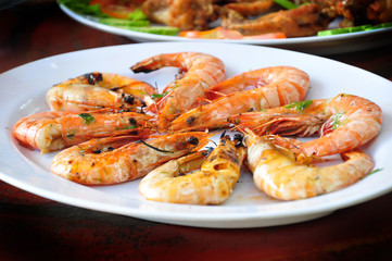 grilled shrimp