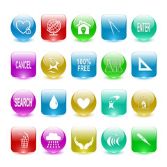 Vector set of interface elements