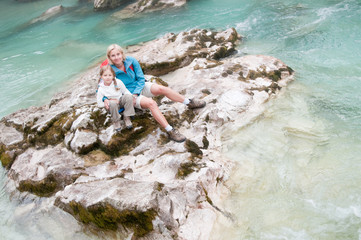 Trekking with mother