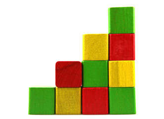 Wooden building blocks