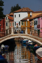 Fototapeta na wymiar most, Burano, Wenecja