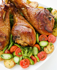 Roasted turkey