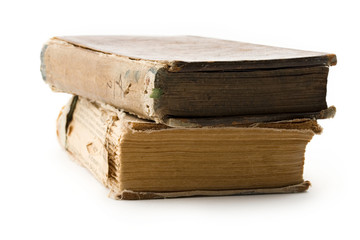 Books isolated on white