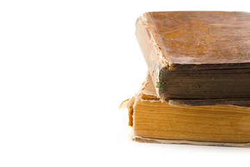 Books isolated on white