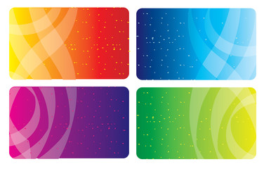 Colorful business cards