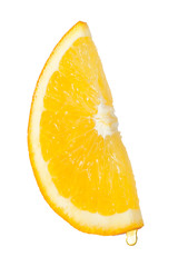 Drops of juice orange