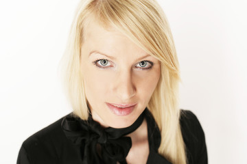 Naklejka premium Hostess