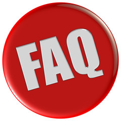 Button rot rund FAQ