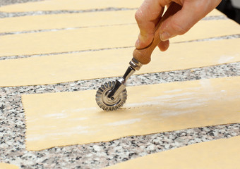 Preparazione pasta fatta in casa