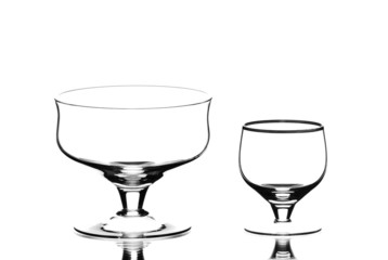 Wine glasses.