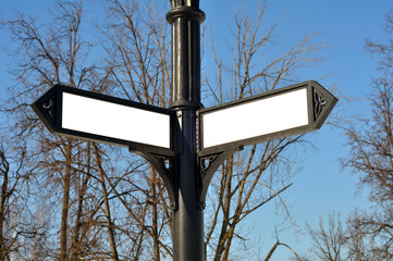 column with a pointer