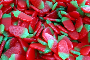 Fruchtgummi-Erdbeeren