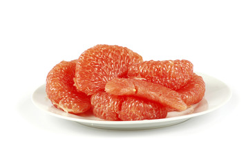 halves grapefruit
