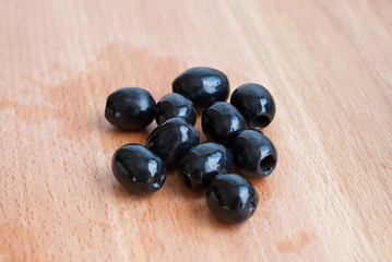 bunch of black olives