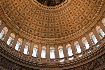 The dome inside of US Capitol - obrazy, fototapety, plakaty