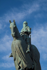 Fototapeta na wymiar Robert Bruce Monument, Bannockburn, Szkocja