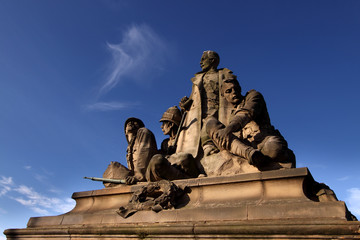 Obraz premium Boer War Memorial, North Bridge, Edinburgh