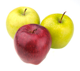 three apples