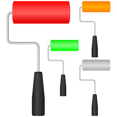 Vector paint roller