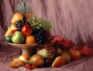 Naklejka na ściany i meble Composition fruits
