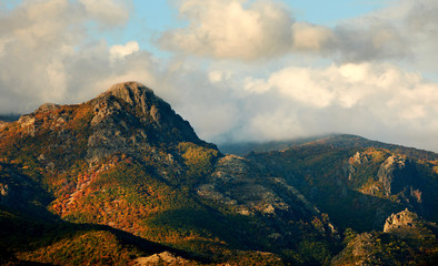 Kutelka peak in Bulgarian Balkan mountains