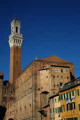 Obraz premium Siena, Torre del Mangia