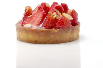 Strawberry and Almond Tart
