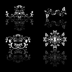 modern swirl ornament