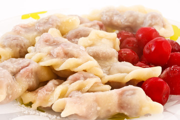 dumplings with cherry