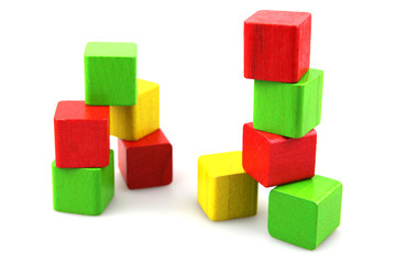 Wooden building blocks
