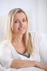 Fototapeta premium Portrait of beautiful blond woman