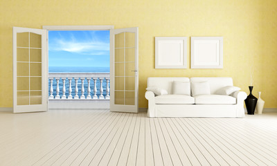 mediterranean living room