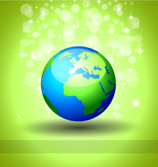 Go Green Ecology Background for Environmental Respect Posters
