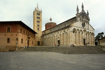 Fototapeta na wymiar Massa Marittima Katedra San Cerbone