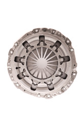 Car engine clutch. Isolated on white background.