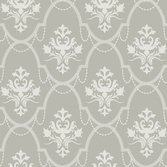 Graues Barock Ornament