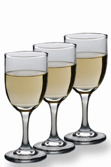 .Copas de vino Blanco