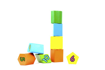 Colored Number Blocks