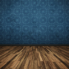 floor dark blue