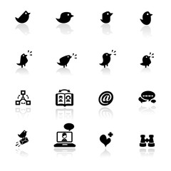 Icon set  Social networks